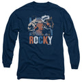 Rocky Pow Navy Long Sleeve T-Shirt