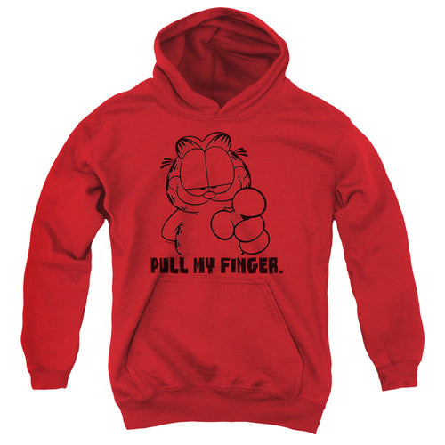 Garfield Pull My Finger Youth Hoodie