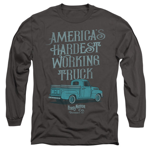 Ford Vintage America'S Hardest Working Truck Long Sleeve T-Shirt