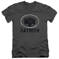 Batman Mask In Oval V-Neck T-Shirt