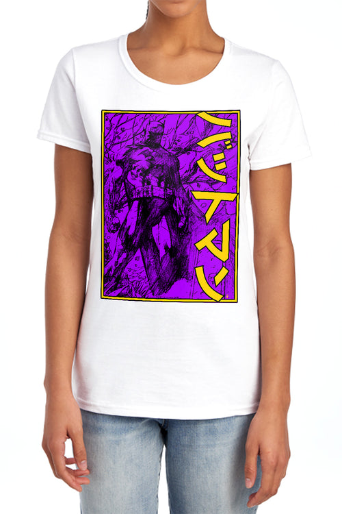Batman Big Framed Kanji Womens T-Shirt