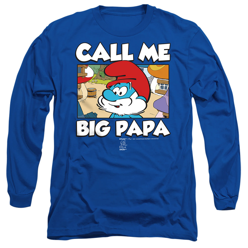 The Smurfs Call Me Big Papa Long Sleeve T-Shirt