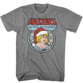 Christmas He-Man Masters of the Universe t-shirt in graphite heather