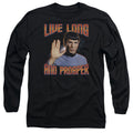 Star Trek Live Long and Prosper Long Sleeve T-Shirt