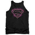 Superman Fuchsia Flames Tank Top