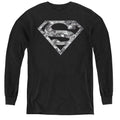 Superman Urban Camo Shield Youth Long Sleeve T-Shirt