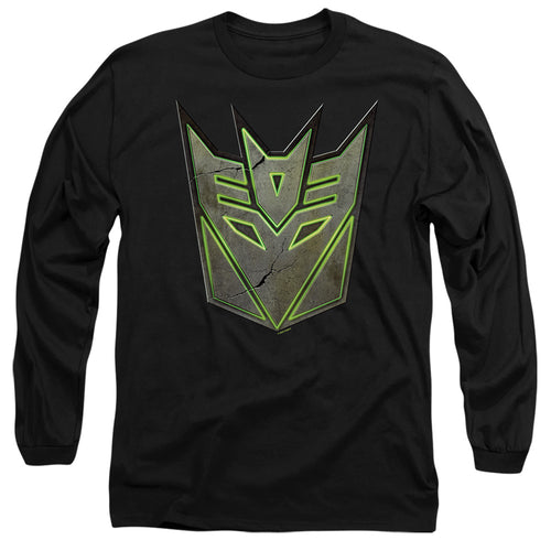 Transformers Glowing Decepticon Logo Long Sleeve T-Shirt