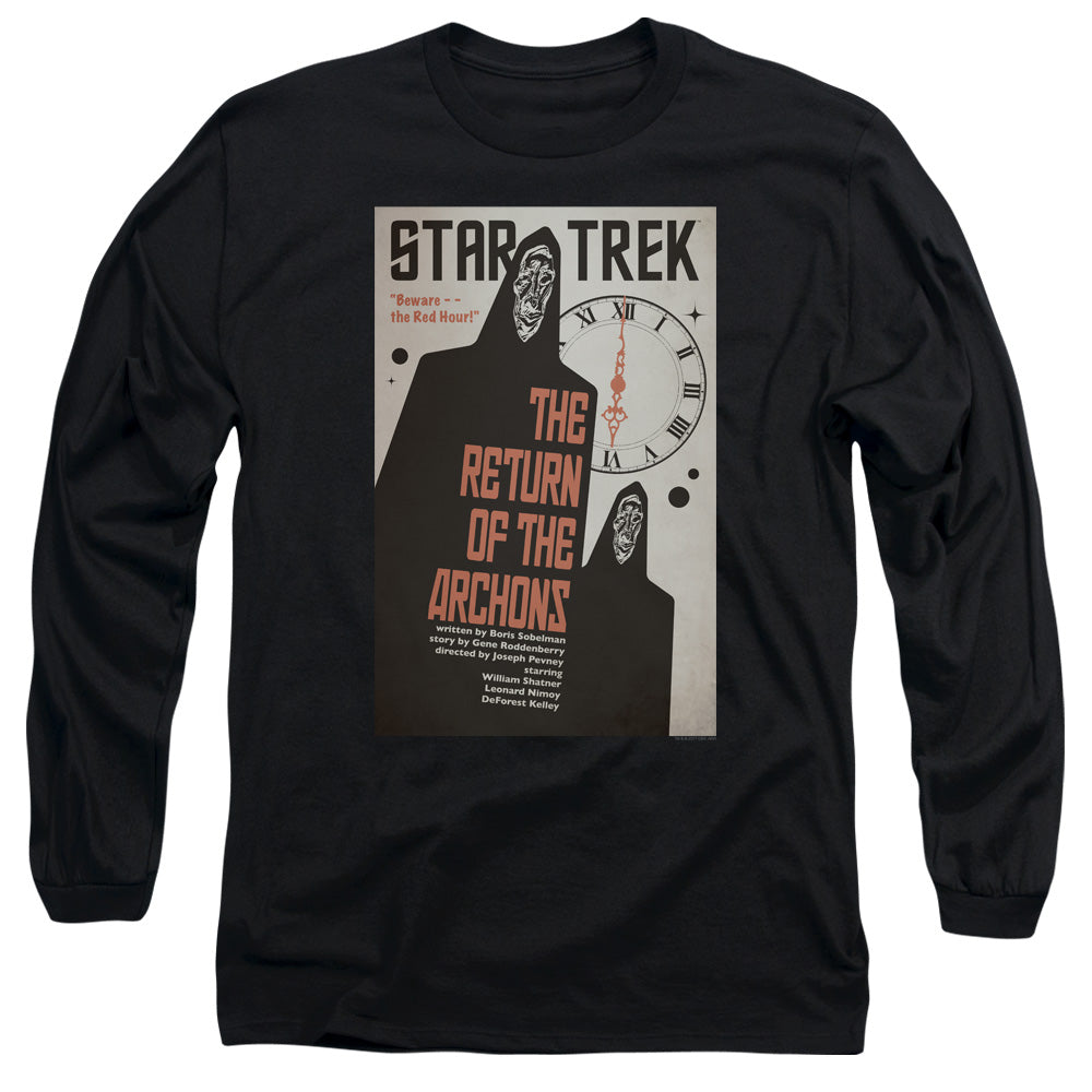 Star Trek Juan Ortiz The Return of the Archons Black Long Sleeve T-Shirt
