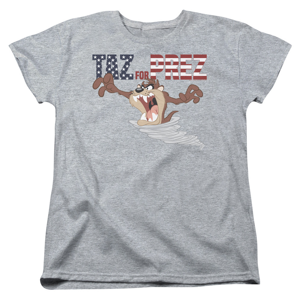 Looney Tunes Taz For Prez 3 Womens T-Shirt