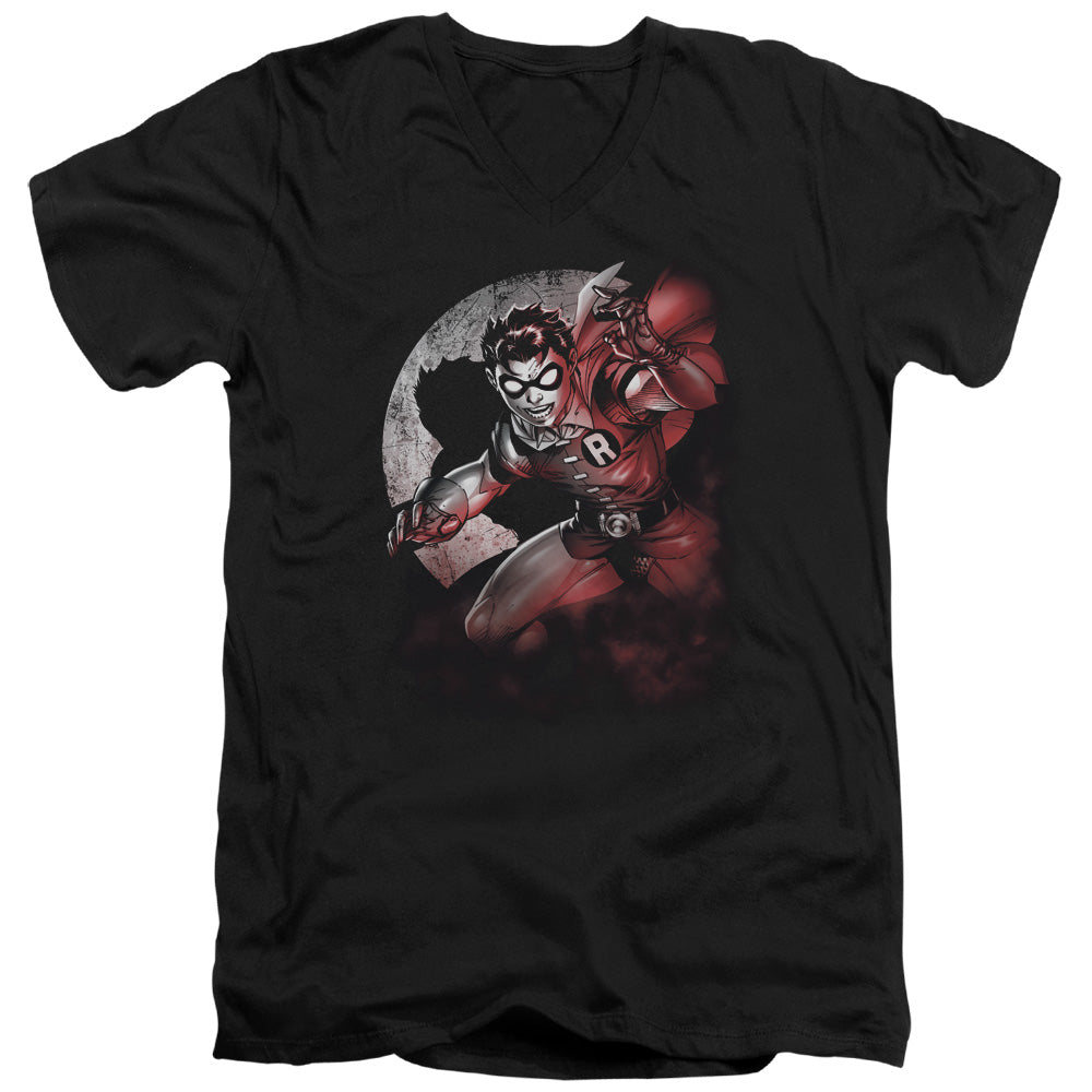 Batman Robin Spotlight V-Neck T-Shirt