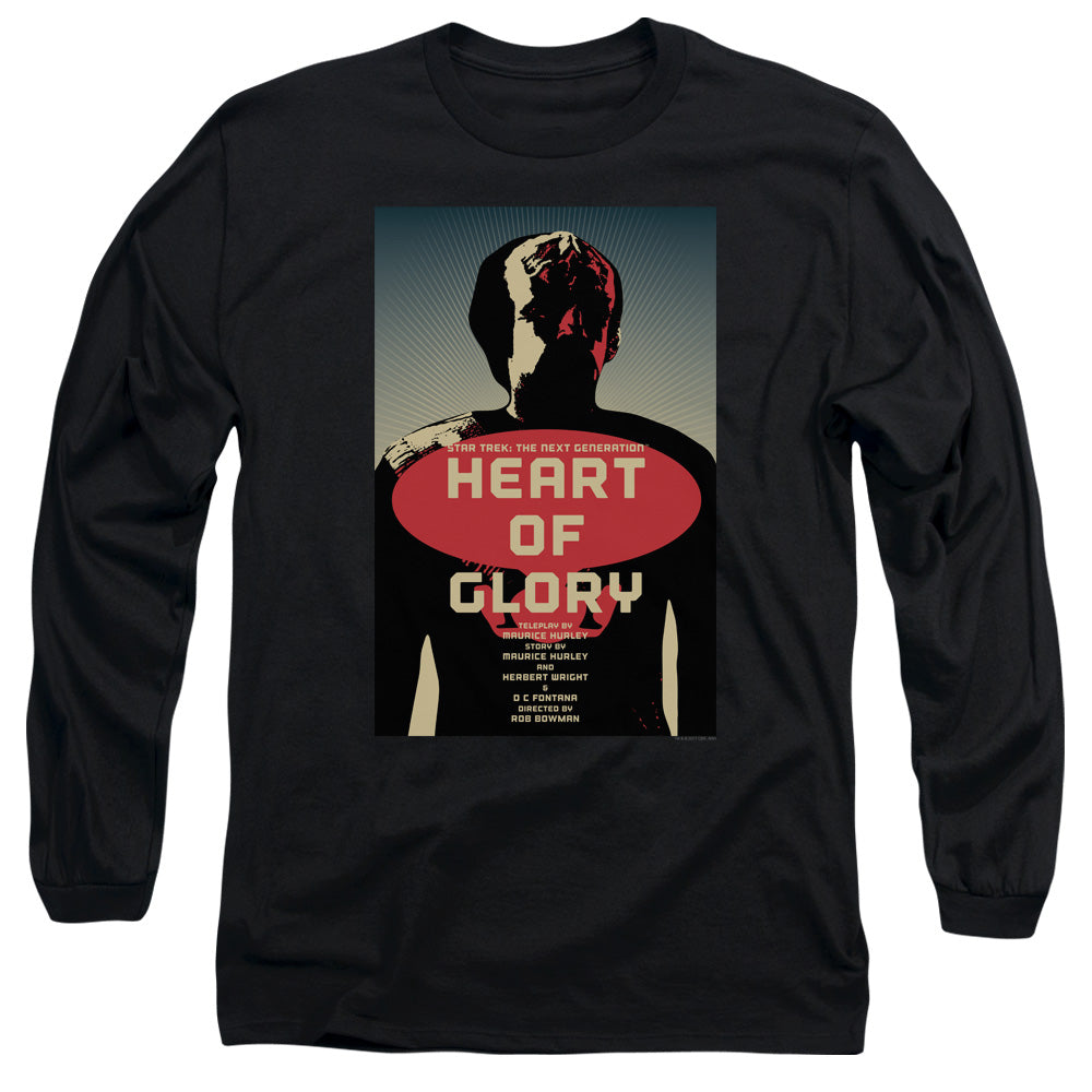 Star Trek Heart of Glory Black Long Sleeve T-Shirt