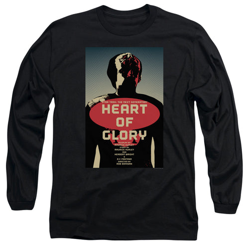 Star Trek Heart of Glory Black Long Sleeve T-Shirt
