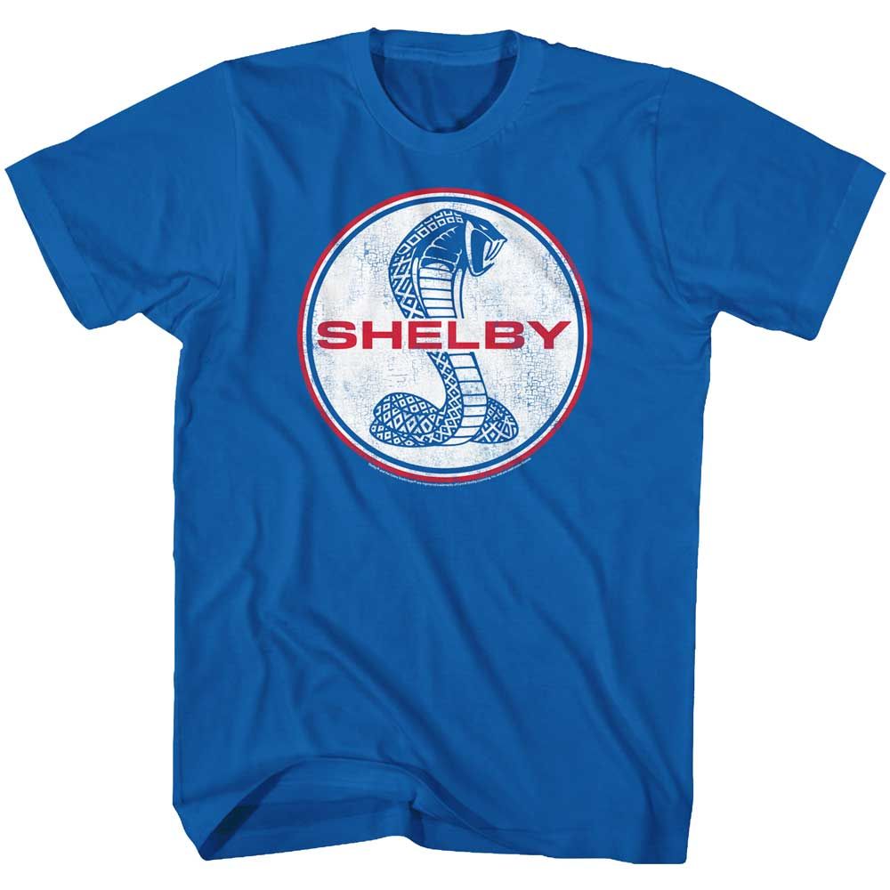 Shelby Wordmark Carroll Shelby t-shirt in royal blue