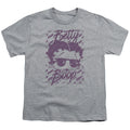 Betty Boop Summer Shades Athletic Heather Youth/Toddler T-Shirt