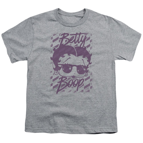 Betty Boop Summer Shades Athletic Heather Youth/Toddler T-Shirt