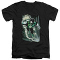 Justice League Emerald Energy V-Neck T-Shirt