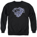 Superman Electric Supes Shield Crewneck Sweatshirt