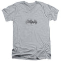 Batman Burned & Splattered V-Neck T-Shirt