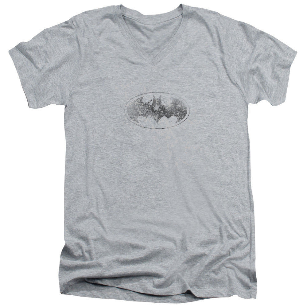 Batman Burned & Splattered V-Neck T-Shirt