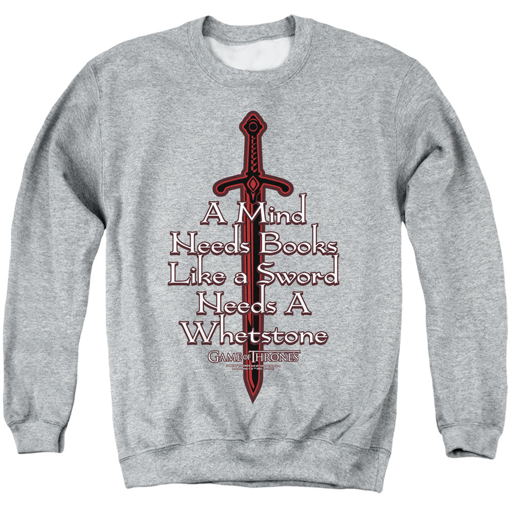 Game of Thrones The Mind Needs Books Crewneck Sweatshirt
