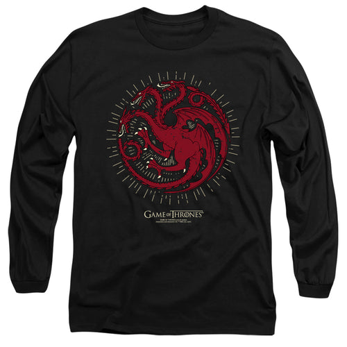 Game of Thrones Targaryen Burst Sigil Long Sleeve T-Shirt