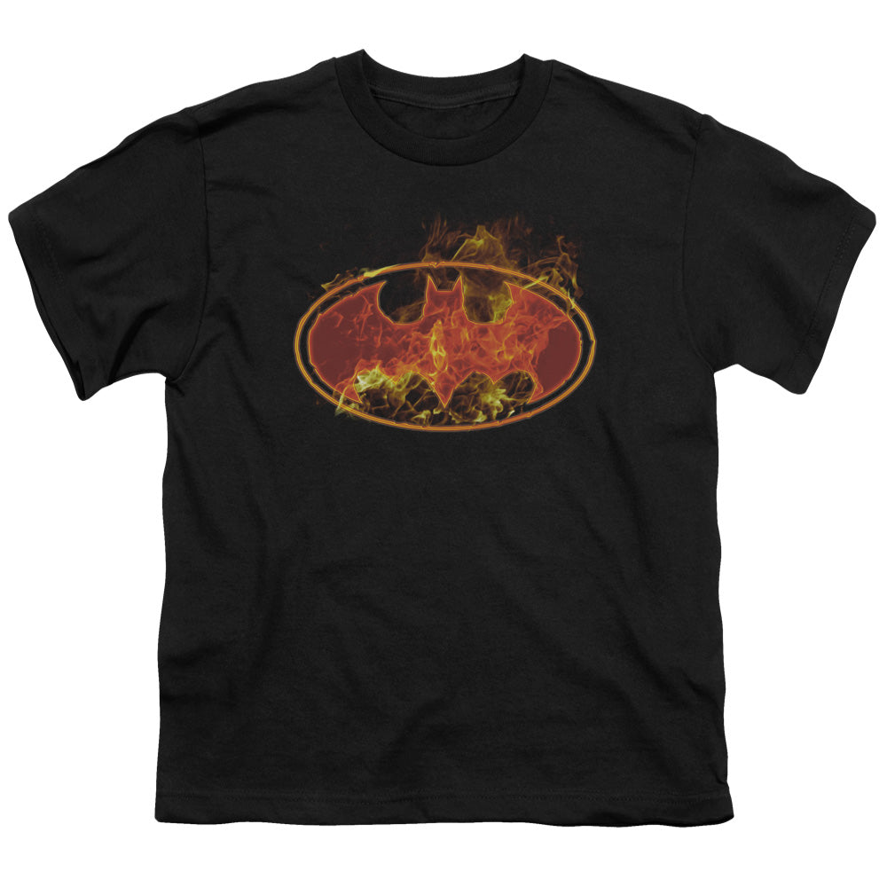 Batman Flames Logo Youth/Toddler T-Shirt