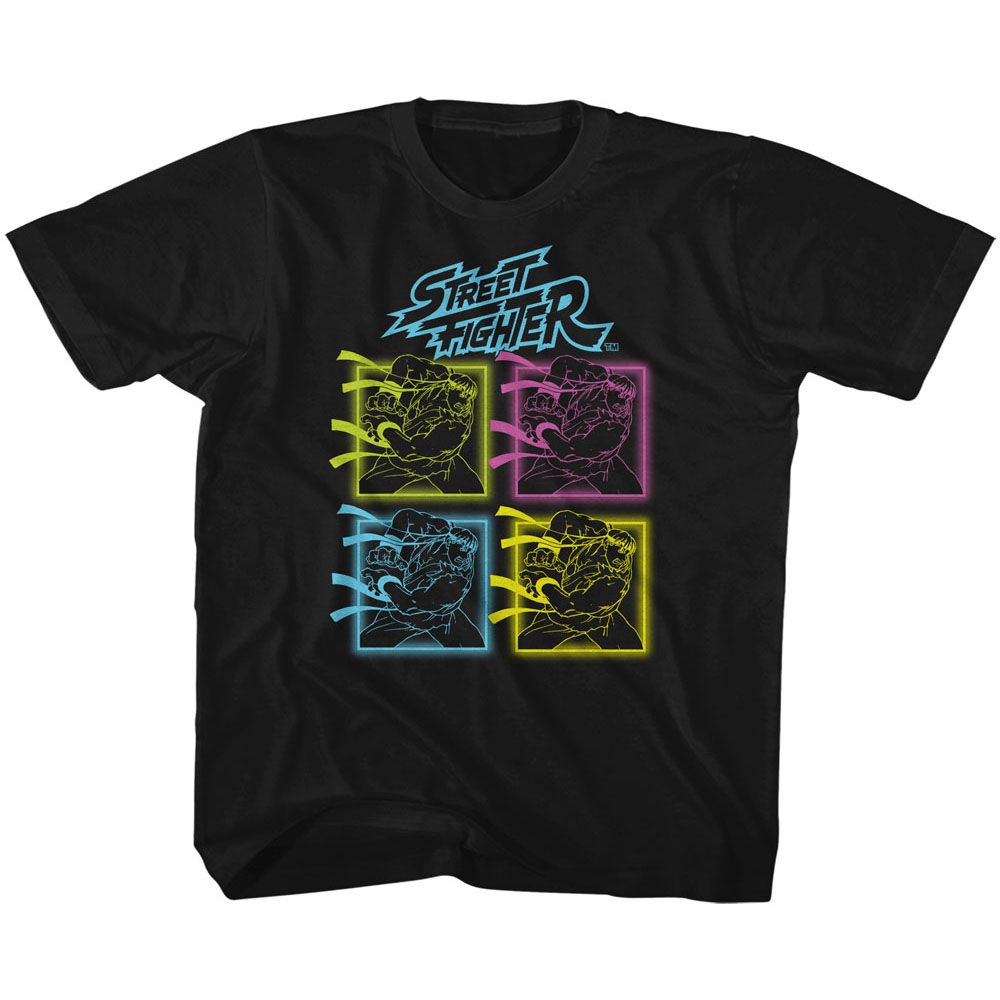 Street Fighter Neon Hadoken Youth/Toddler T-Shirt