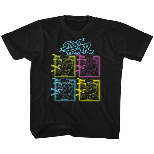 Street Fighter Neon Hadoken Youth/Toddler T-Shirt