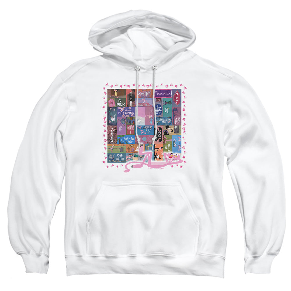 Pink Panther Vintage Titles Pullover Hoodie