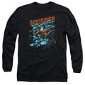Justice League Aqua Bubbles Long Sleeve T-Shirt