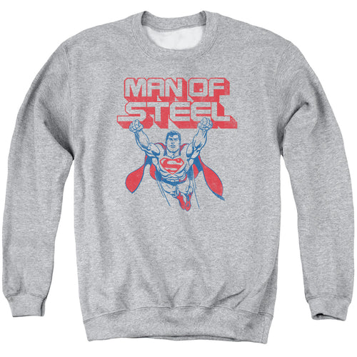Superman Steel Retro Crewneck Sweatshirt