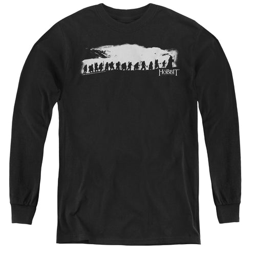 The Hobbit The Company Silhouette Youth Long Sleeve T-Shirt