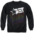 BET Cascading Rainbow Logo Crewneck Sweatshirt