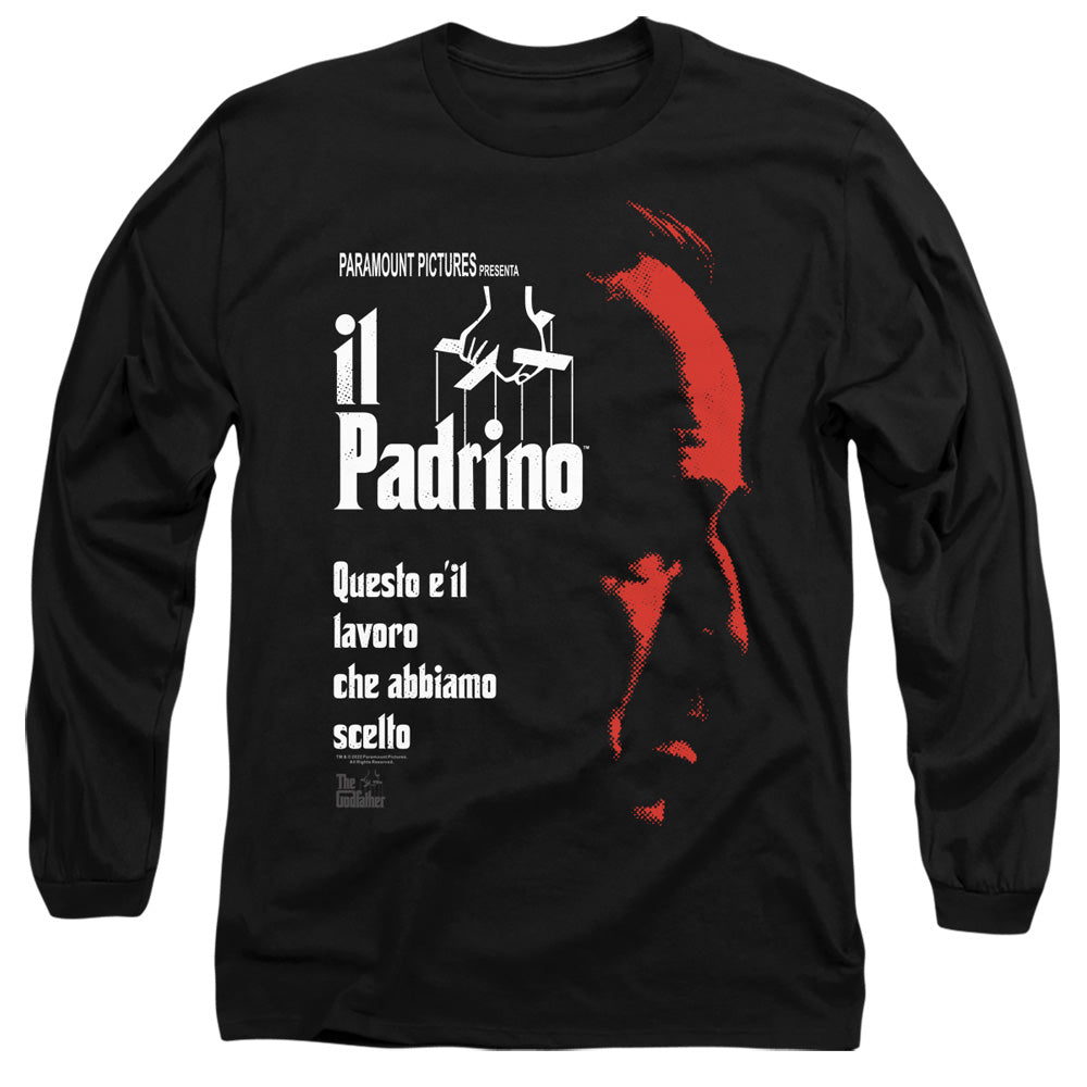 The Godfather Italian Profile Long Sleeve T-Shirt