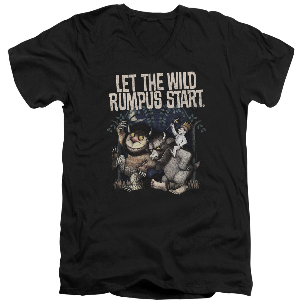 Where the Wild Things Are Let the Wild Rumpus Start V-Neck T-Shirt