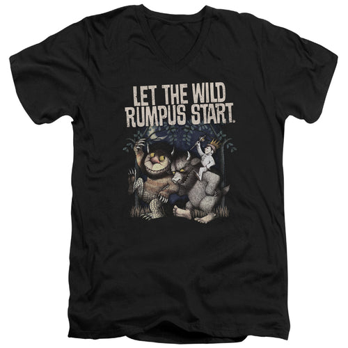 Where the Wild Things Are Let the Wild Rumpus Start V-Neck T-Shirt