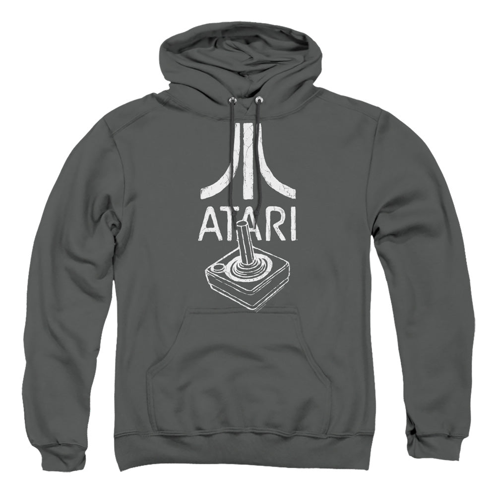 Atari Joystick Logo Charcoal Pullover Hoodie