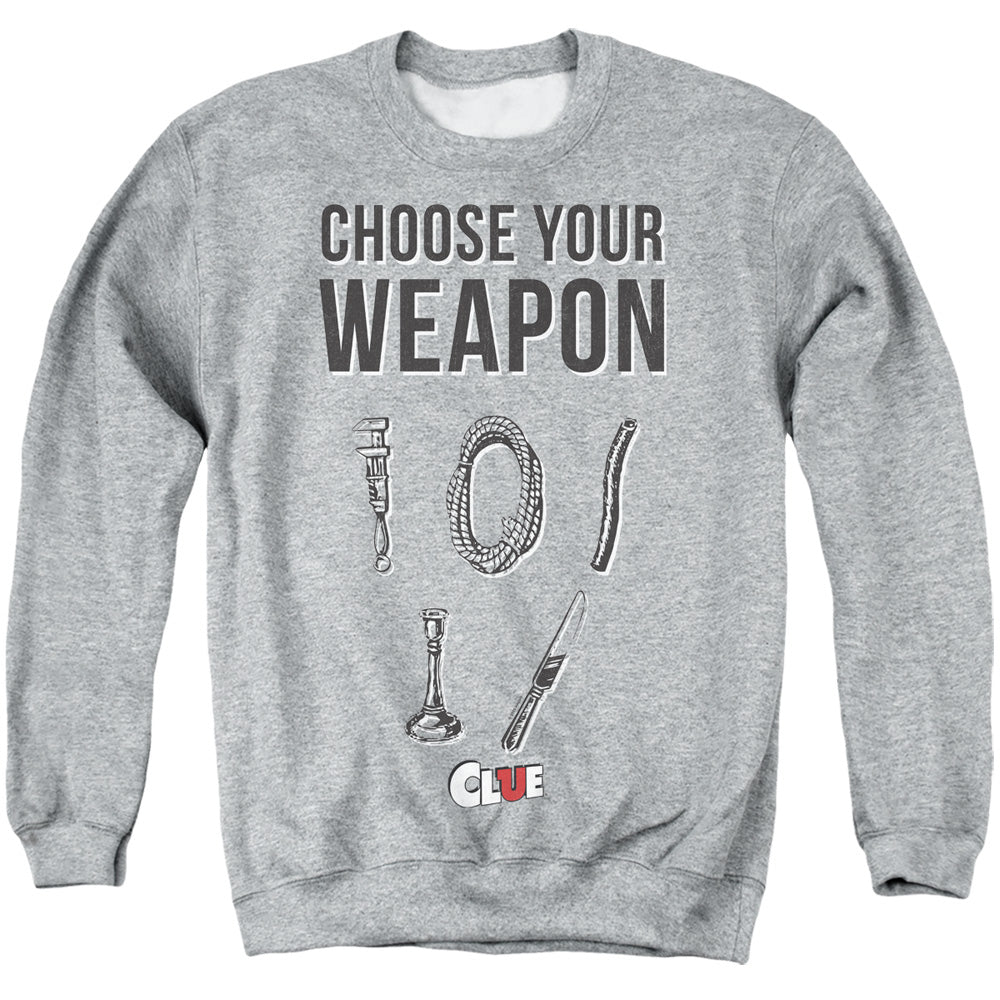 Clue Choose Your Weapon Crewneck Sweatshirt