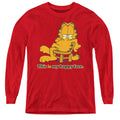 Garfield Happy Face Youth Long Sleeve T-Shirt