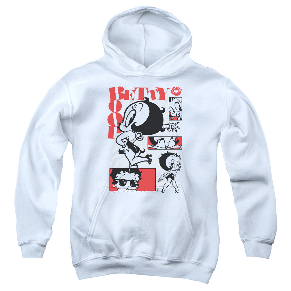 Betty Boop Stylin Snaps Youth Hoodie