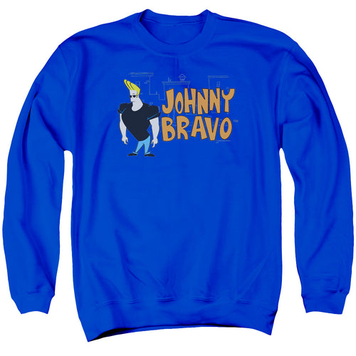 Johnny Bravo Johnny Logo Crewneck Sweatshirt