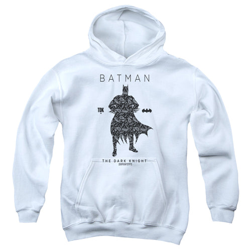 Batman Paislety Silhouette Youth Hoodie