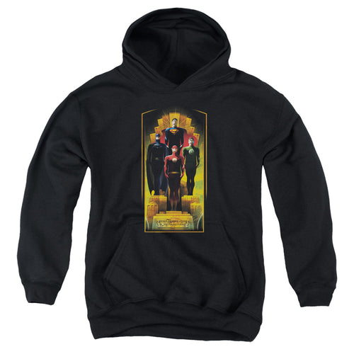 Justice League Deco Youth Hoodie