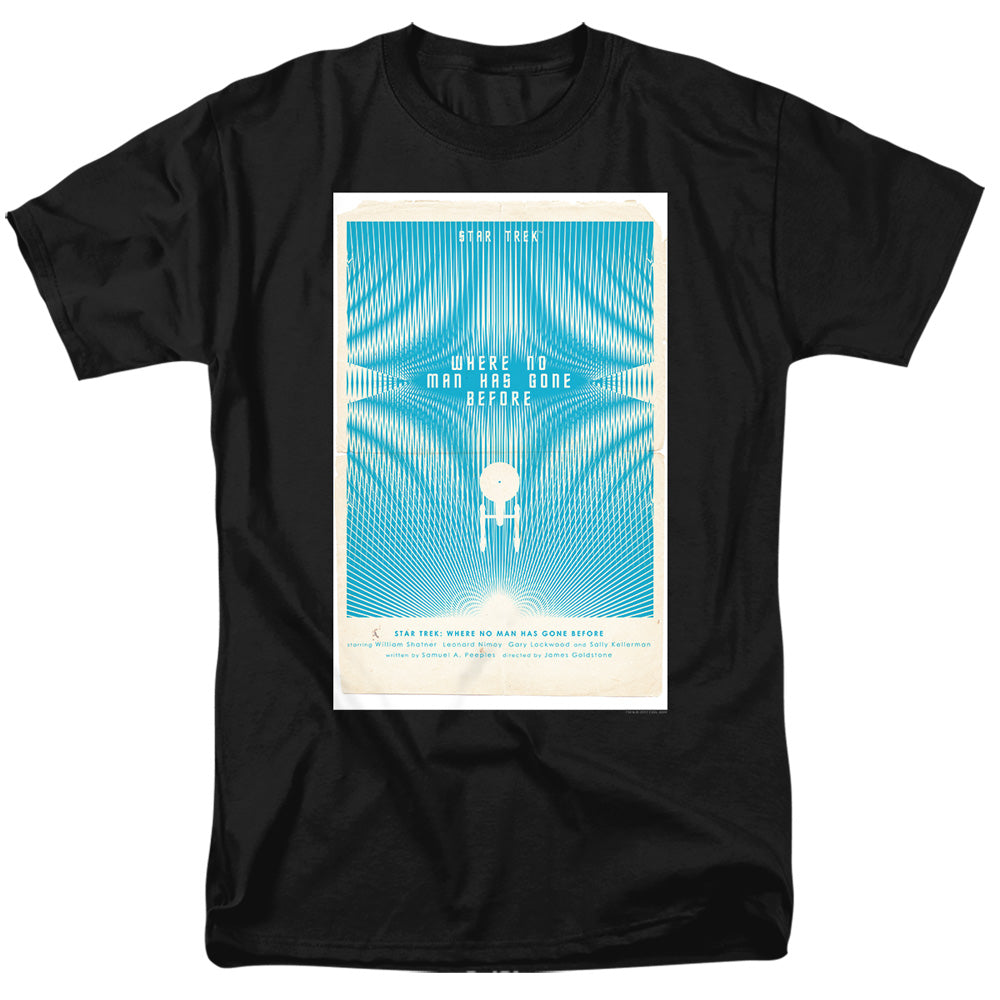 Star Trek Where No Man Has Gone Before Black T-Shirt