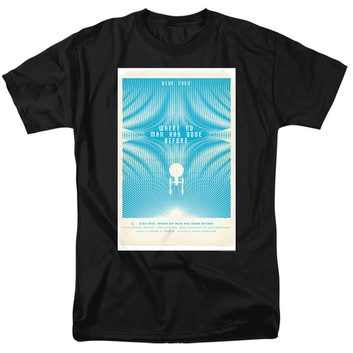 Star Trek Where No Man Has Gone Before Black T-Shirt