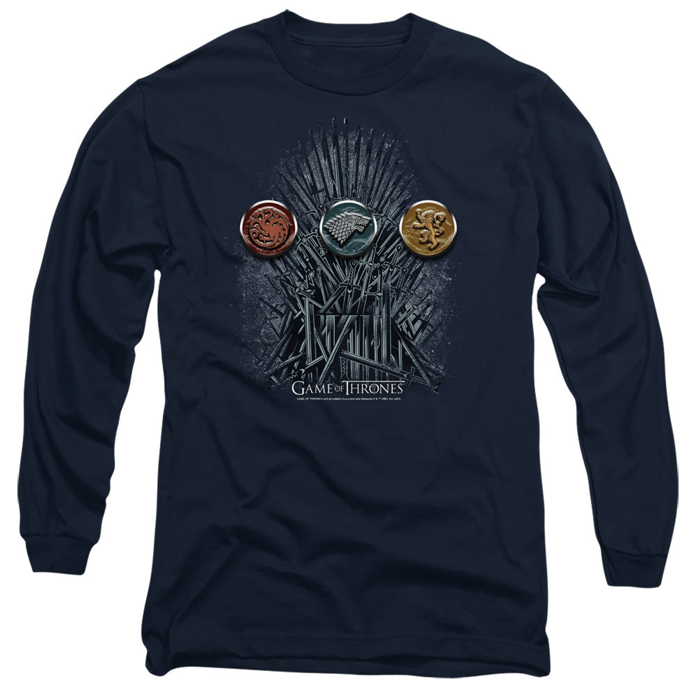 Game of Thrones For The Throne Sigils Long Sleeve T-Shirt