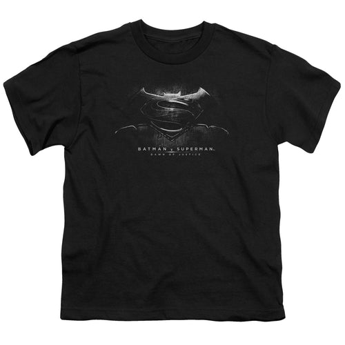 Batman v Superman Bw Logo Youth/Toddler T-Shirt