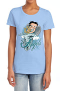 Betty Boop I Believe in Angels Womens T-Shirt