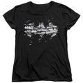 Batman Multi Bat Logo Womens T-Shirt