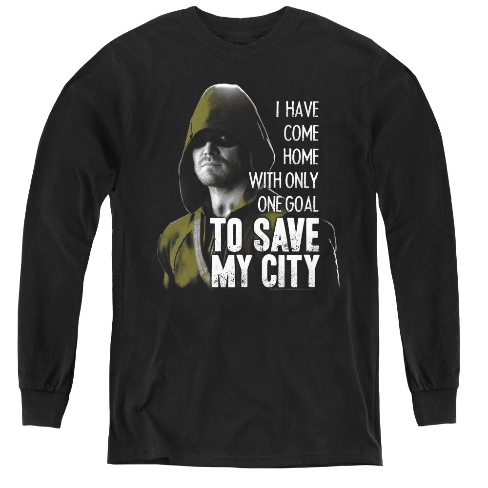 Arrow To Save My City Youth Long Sleeve T-Shirt